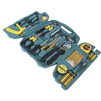KIT COMPLETO DE HERRAMIENTAS MANUALES EN MALETIN PLEGABLE