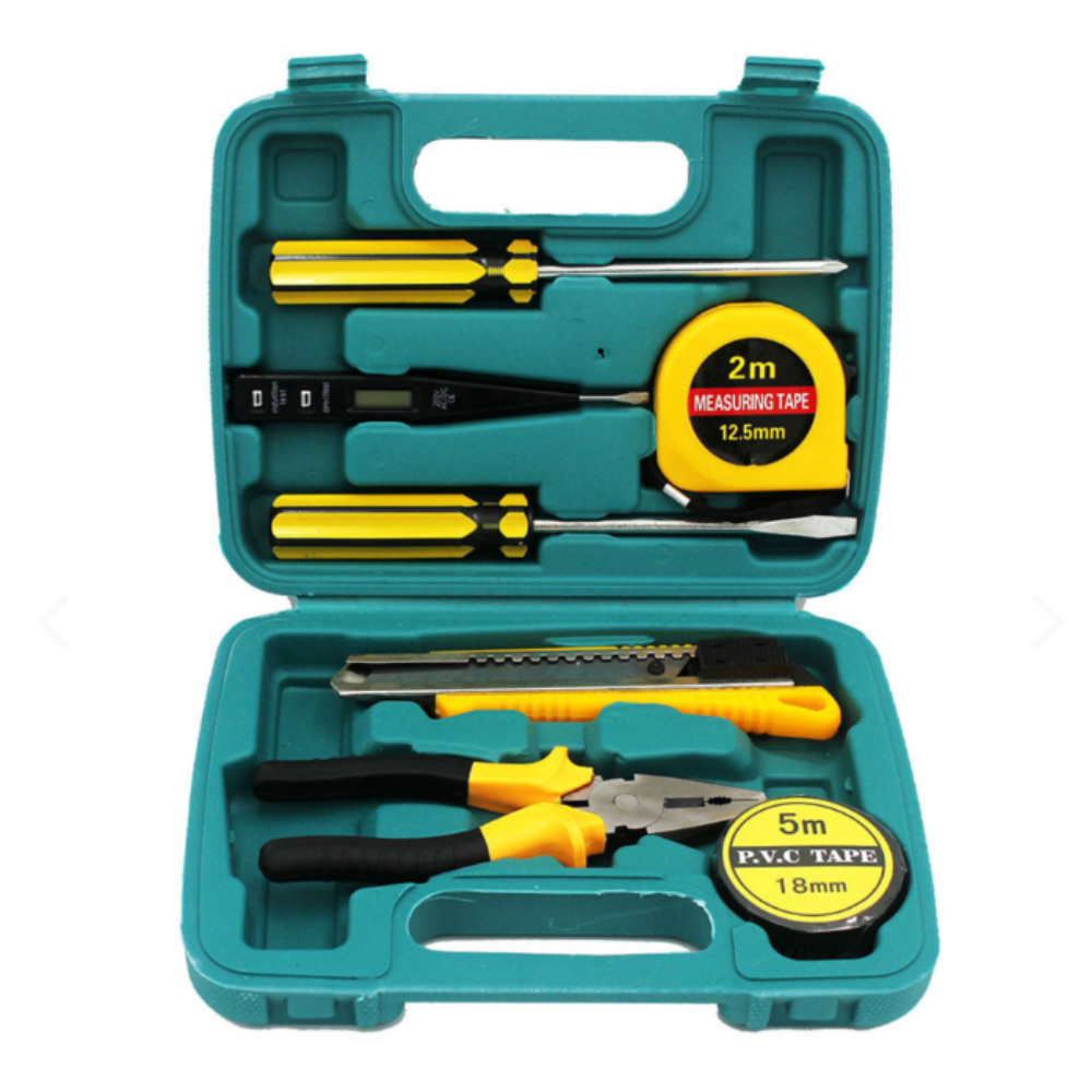KIT DE HERRAMIENTAS BASICO DE MANTENIMIENTO EN ESTUCHE RIGIDO