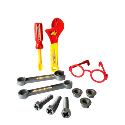 JUGUETE SET DE HERRAMIENTAS DIDACTICO INFANTIL CON GAFAS DE PROTECCION