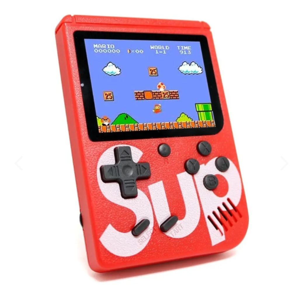 CONSOLA MINI DE VIDEOJUEGOS PORTATIL RETRO SUP GAME BOX 400 EN 1 CON MANDO