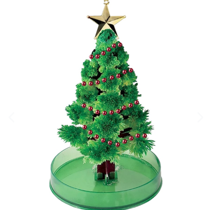 ARBOL DE NAVIDAD MAGICO DE CRISTALIZACION 14CM
