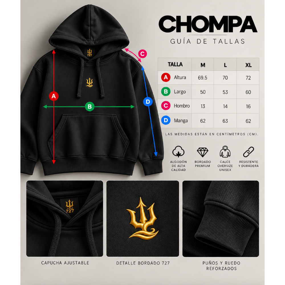 CHOMPA NEGRA 727 - HEAVYWEIGHT 400G