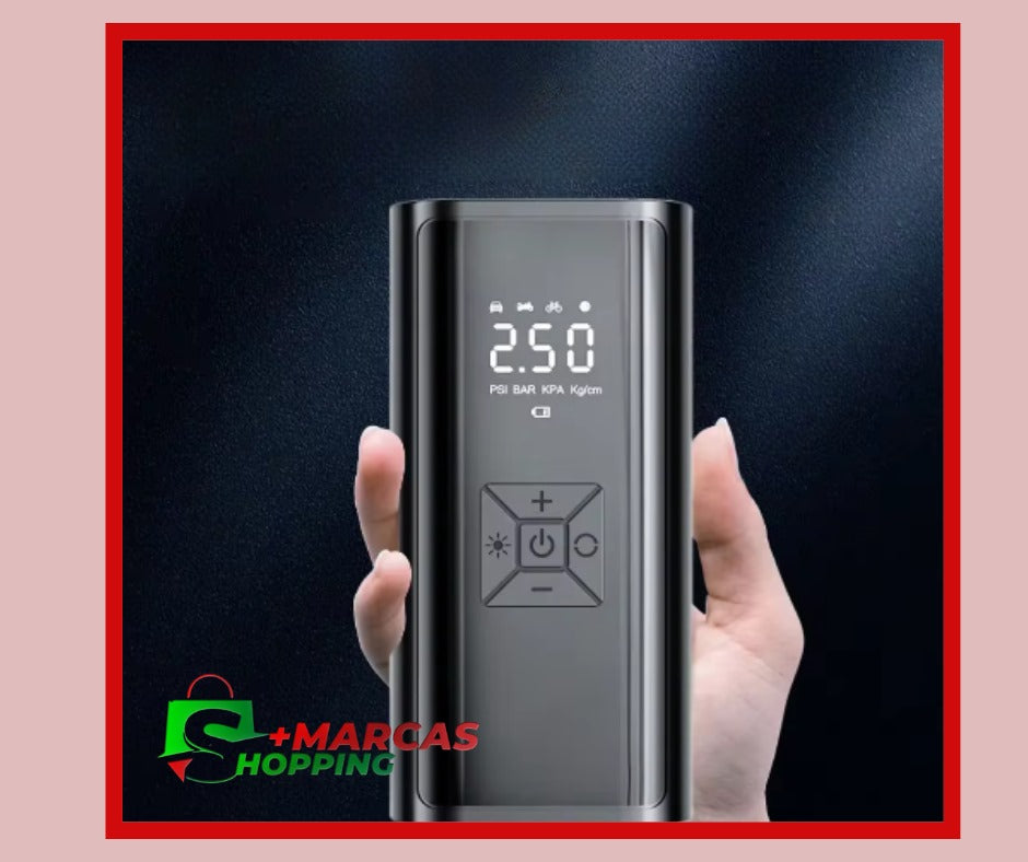 COMPRESOR DE AIRE PORTÁTIL RECARGABLE
