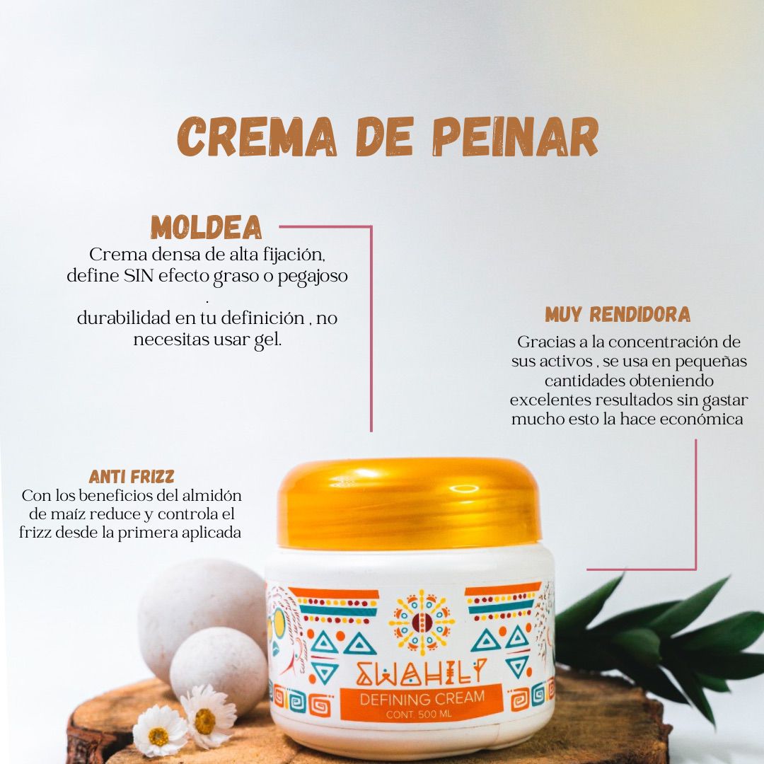 KIT PROFESIONAL CABELLOS AFRO O RIZADOS - SWAHILY