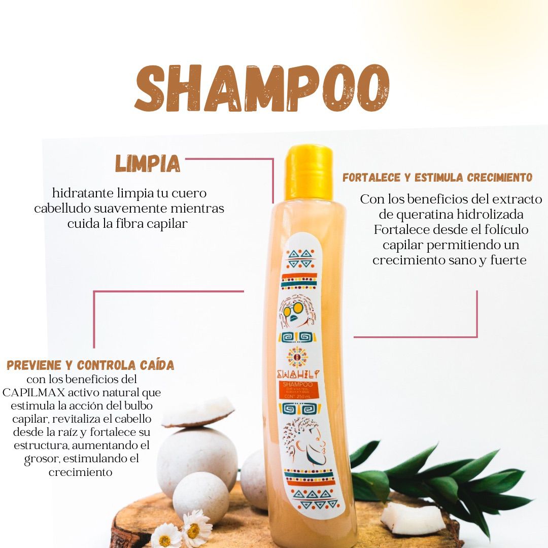 KIT PROFESIONAL CABELLOS AFRO O RIZADOS - SWAHILY